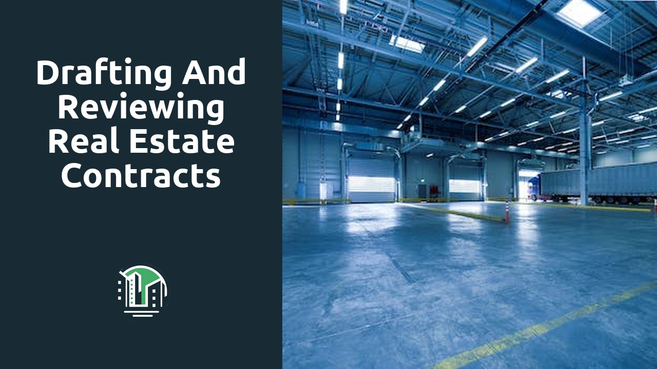 Drafting and reviewing real estate contracts